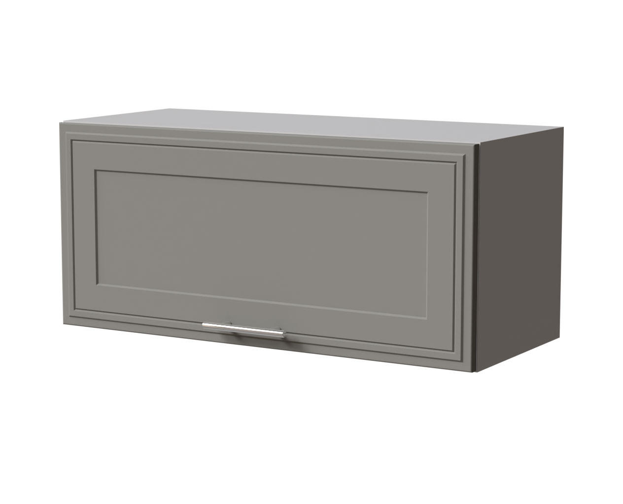 KLAPPHÄNGESCHRANK Salo W4B/80 Grau / Dust Grey Matt 80 / 32,5 / 36cm - mit Blum Aventos Klappenbeschlag - Grau, Holz/Holzwerkstoff (80/36/32.5cm) - Feldmann-Wohnen