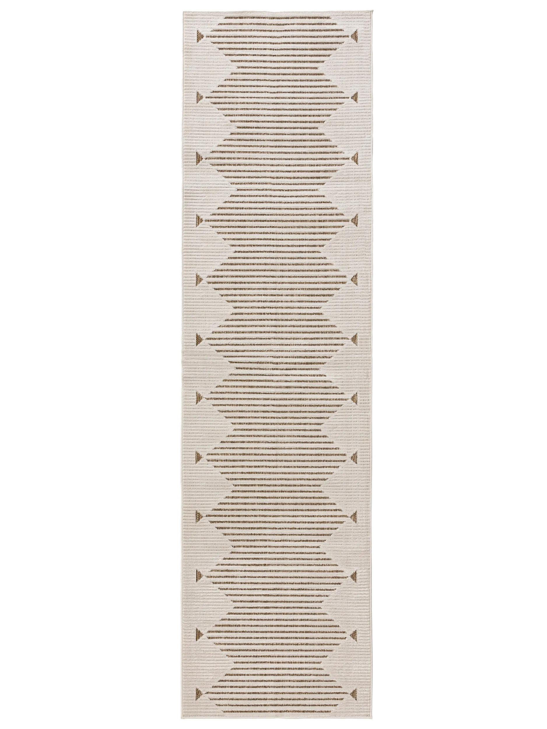 OUTDOORTEPPICH Kaleo Cream/Beige 80x300 cm - Creme, Kunststoff (80/300cm) - benuta