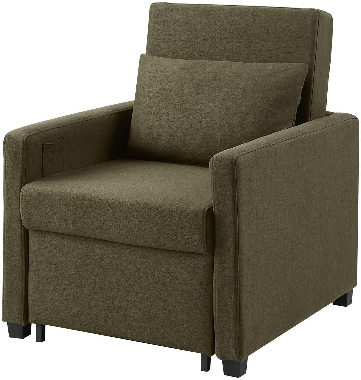 SCHLAFSESSEL Jerry Grün - Grün, Textil (74/89/91cm) - ATLANTIC home collection