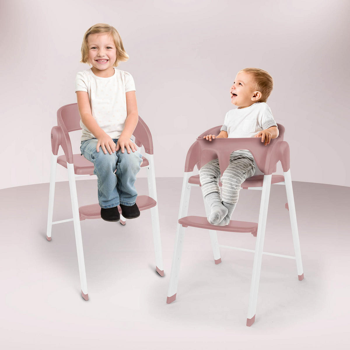 HOCHSTUHL Levels - Rosa, Metall (44/88/63cm) - BabyGo