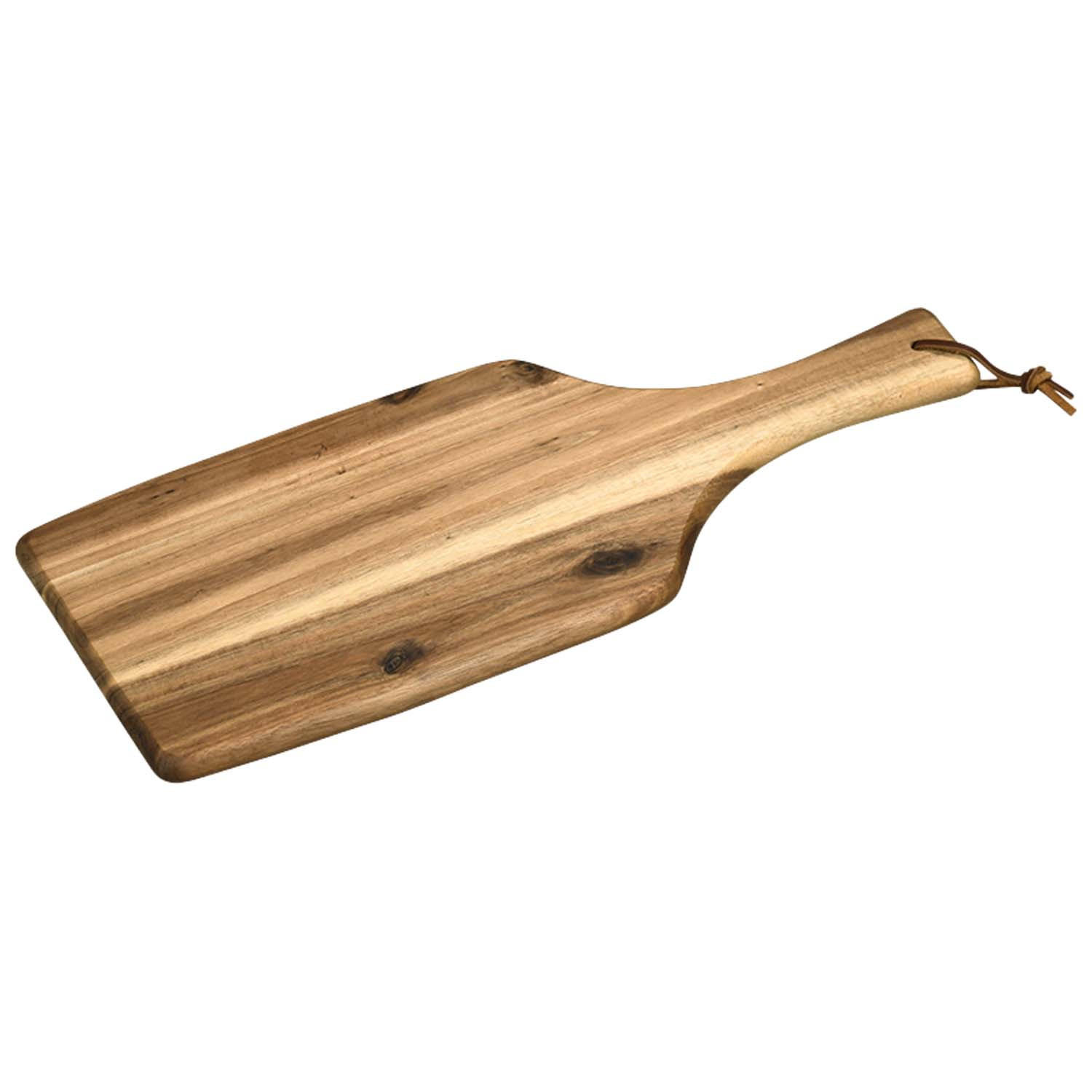 SERVIERBRETTER mit Tragegriff, 4 Stück - Akazienholz - 42 x 17cm - Naturfarben, Holz (17/42cm) - Kesper