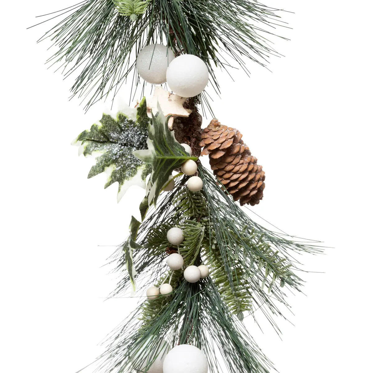 WEIHNACHTSGIRLANDE Details aus Holz 7,5/1/100 cm - Multicolor, Holz (1/100/7.5cm) - Atmosphera Createur d´interieur