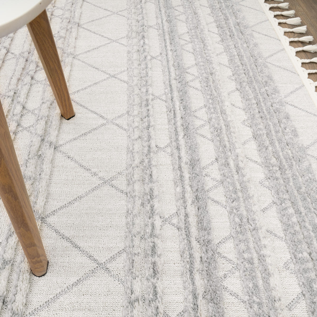 KURZFLORTEPPICH 80/150 cm Auckland 292 - Creme, Textil (80/150cm) - Paco Home