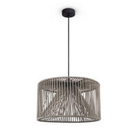 PENDELLEUCHTE Hugo Pd1 Mirijana - Schwarz, Metall (38/38/28cm) - Paco Home