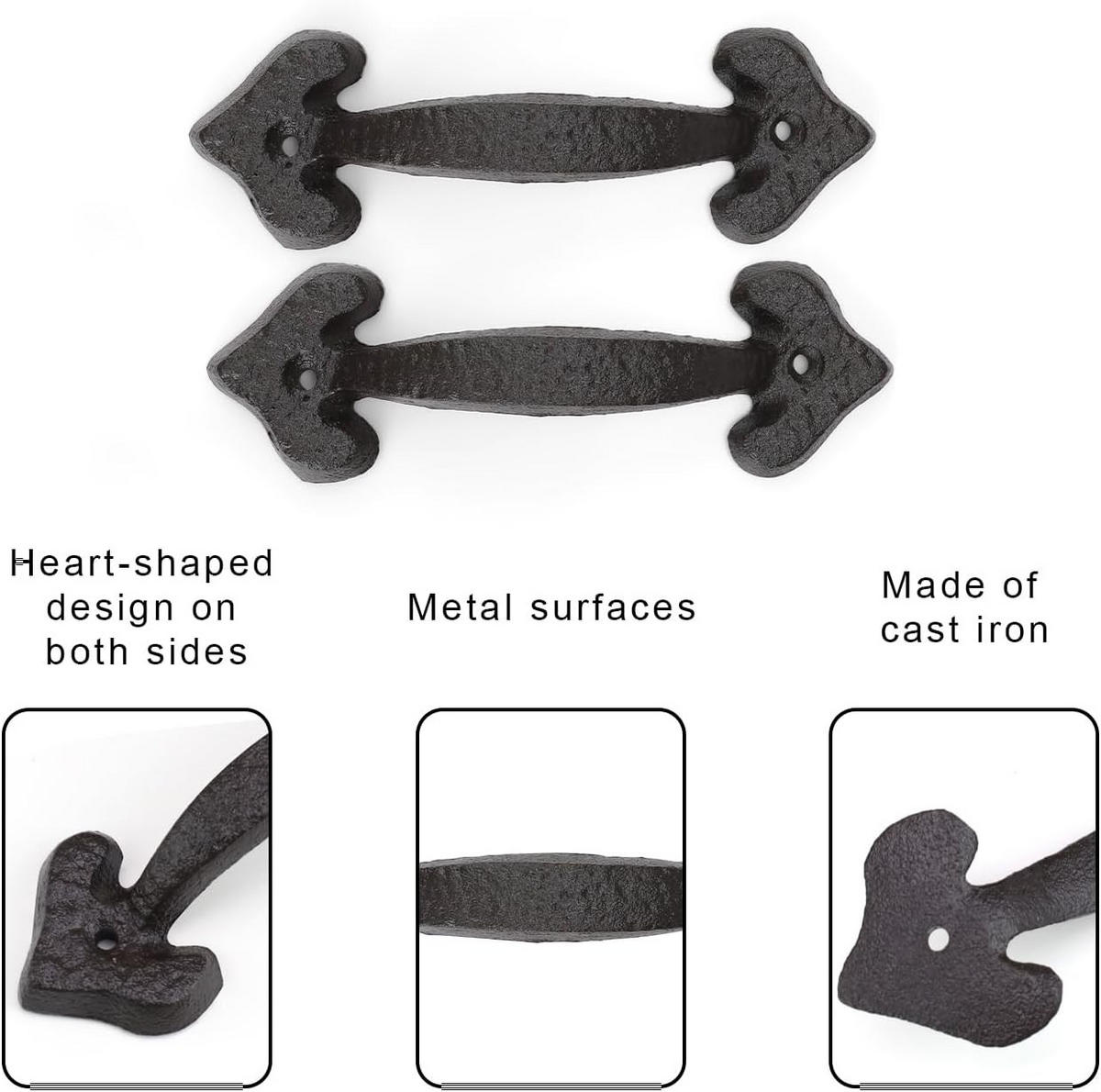 MÖBELGRIFF 2er-Set - Schwarz, Metall (5.4/2.5/17cm)