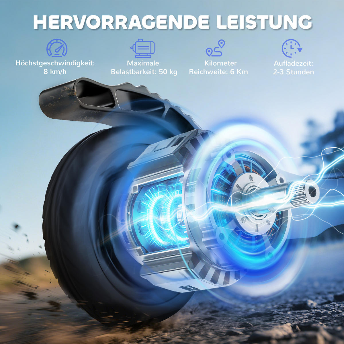 E-SCOOTER, Aluminium， Schwarz/Weiß, 76L x 53B x 90/95Hcm - Schwarz, Metall (95cm) - HOMCOM