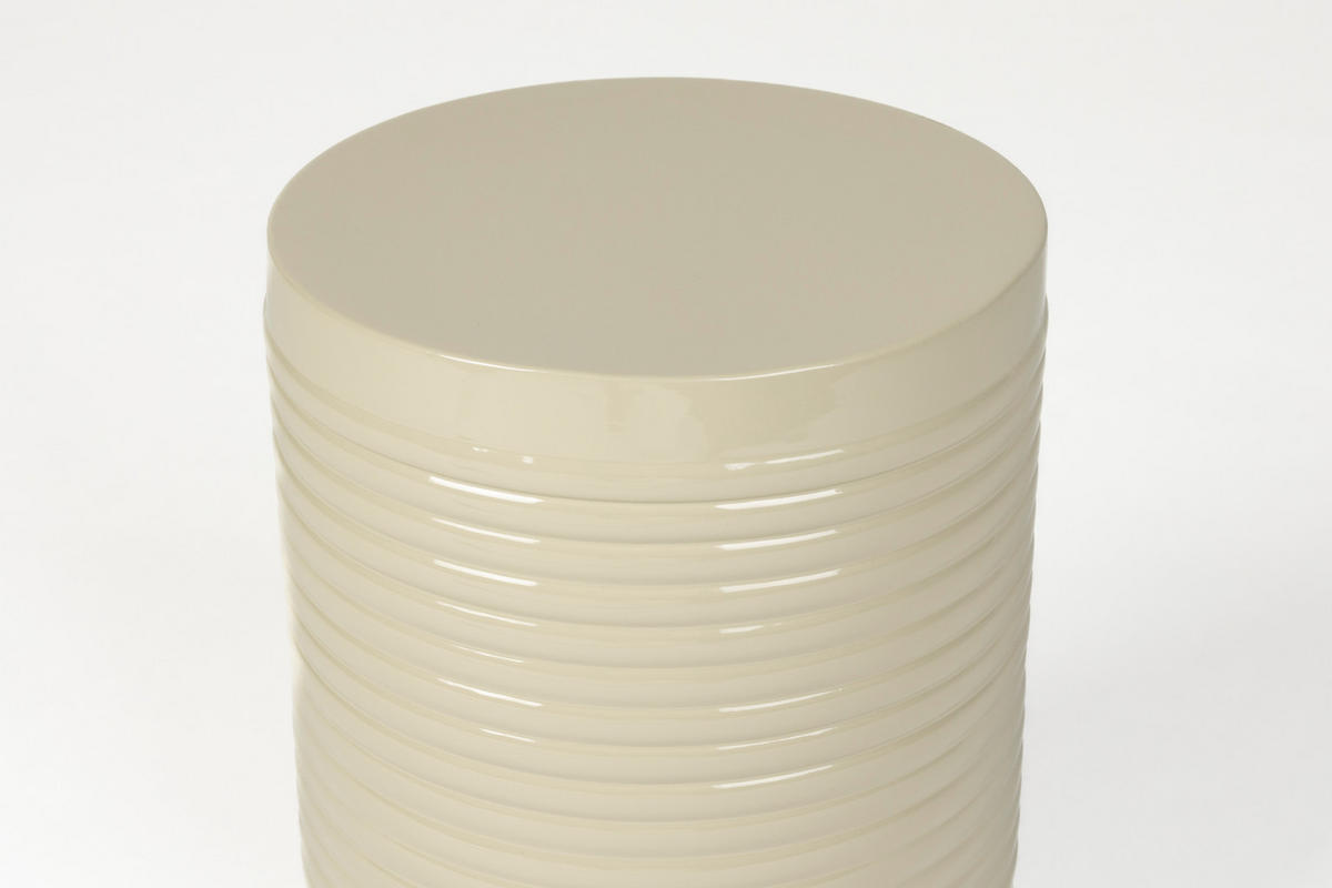 BEISTELLTISCH Sven - Beige - 25/25/36 cm - Beige, Metall (25/25/36cm)