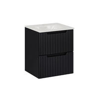 WASCHTISCH 50cm Riva Schwarz - Schwarz, Holzwerkstoff (50/57/40cm) - Petits-meubles
