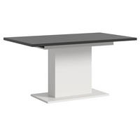 ESSTISCH weiß, grau, Küchentisch ausziehbar 150 - 190 cm - Weiß/Grau, Holzwerkstoff/Metall (150/90/76cm) - Inn.Furn