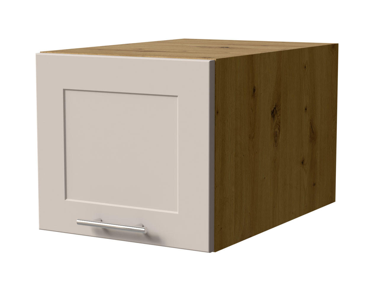 KÜCHENAUFSATZSCHRANK Oslo W6B/40 Eiche Artisan / Kaschmir Matt 40 / 59 / 36cm - Kaschmir/Eiche Artisan, Holz/Holzwerkstoff (40/36/59cm) - Feldmann-Wohnen
