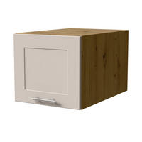 KÜCHENAUFSATZSCHRANK Oslo W6B/40 Eiche Artisan / Kaschmir Matt 40 / 59 / 36cm - Kaschmir/Eiche Artisan, Holz/Holzwerkstoff (40/36/59cm) - Feldmann-Wohnen