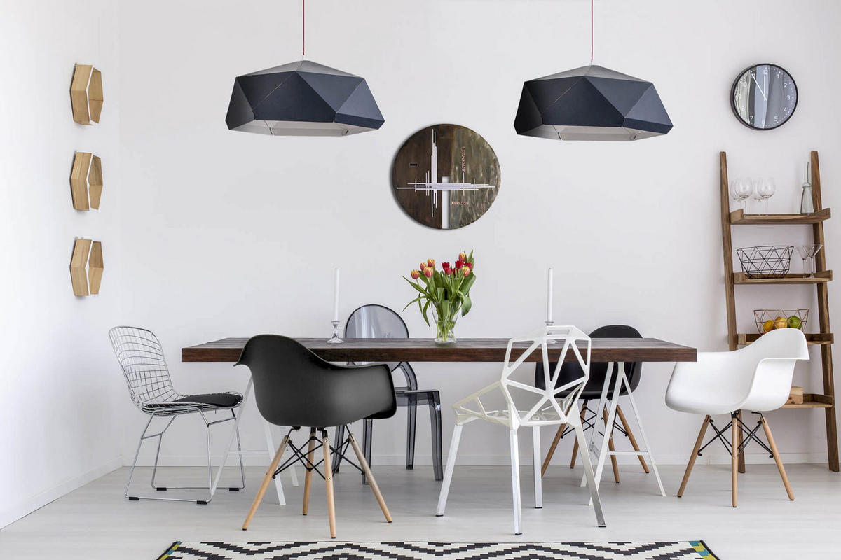 WANDDEKO Braun 61/61 cm - Braun, Metall (1.5/61/6cm) - KUNSTLOFT