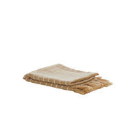 PLAID Baterno Braun 170/130/0,5 cm - Braun, Textil (130/170cm) - Light & Living