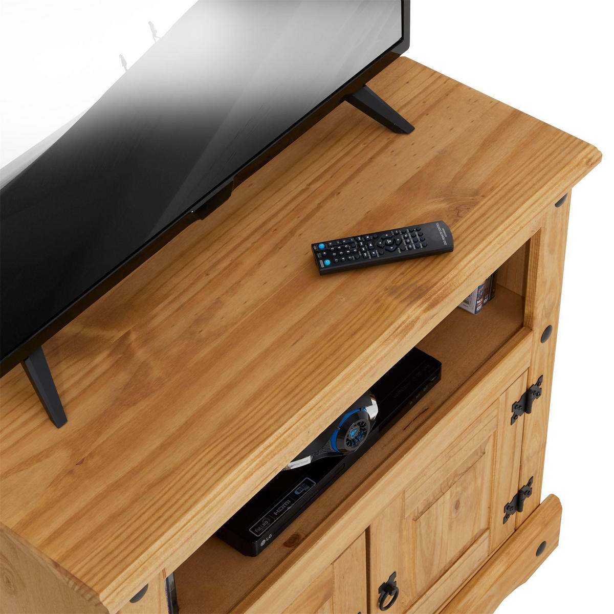 TV-RACK SALSA - Naturfarben, Holz (85/78/43cm) - CARO-Möbel