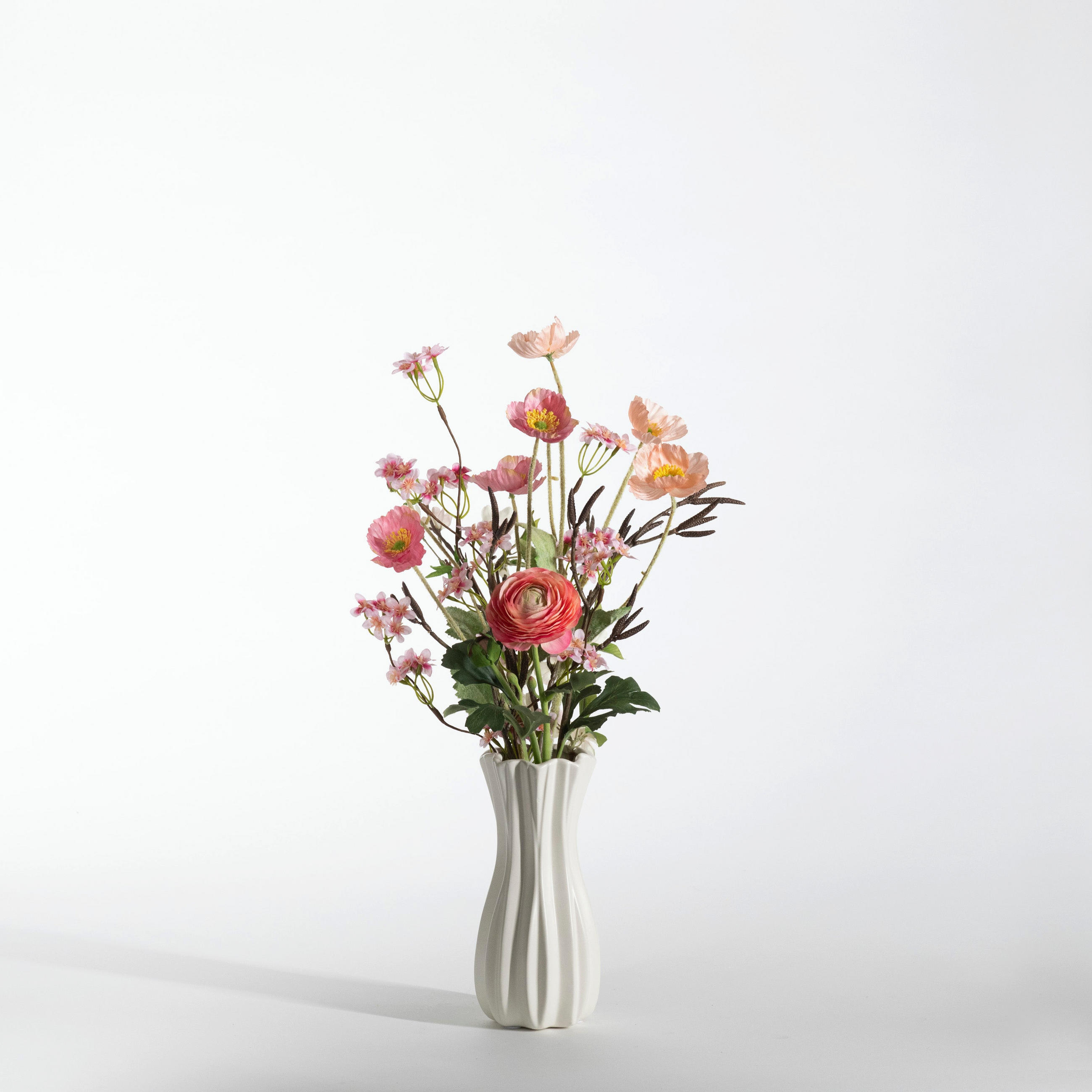 KUNSTBLUME Künstlicher Blumenstrauß - Teneriffa 50cm - Naturfarben, Kunststoff (50cm) - aplanta