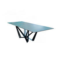 ESSTISCH ODAR Grün Glas - Schwarz/Grün, Glas/Metall (180/100/76cm) - KAWOLA