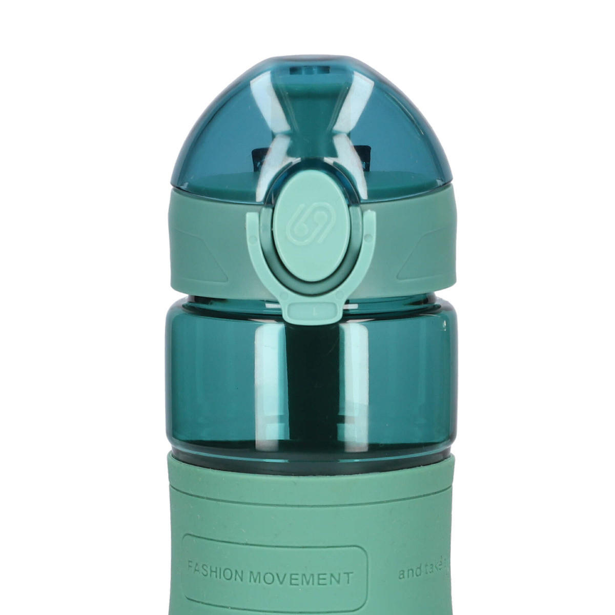 FLASCHE Poppie grün 600 ml - Grün, Kunststoff (0.6L) - Homla