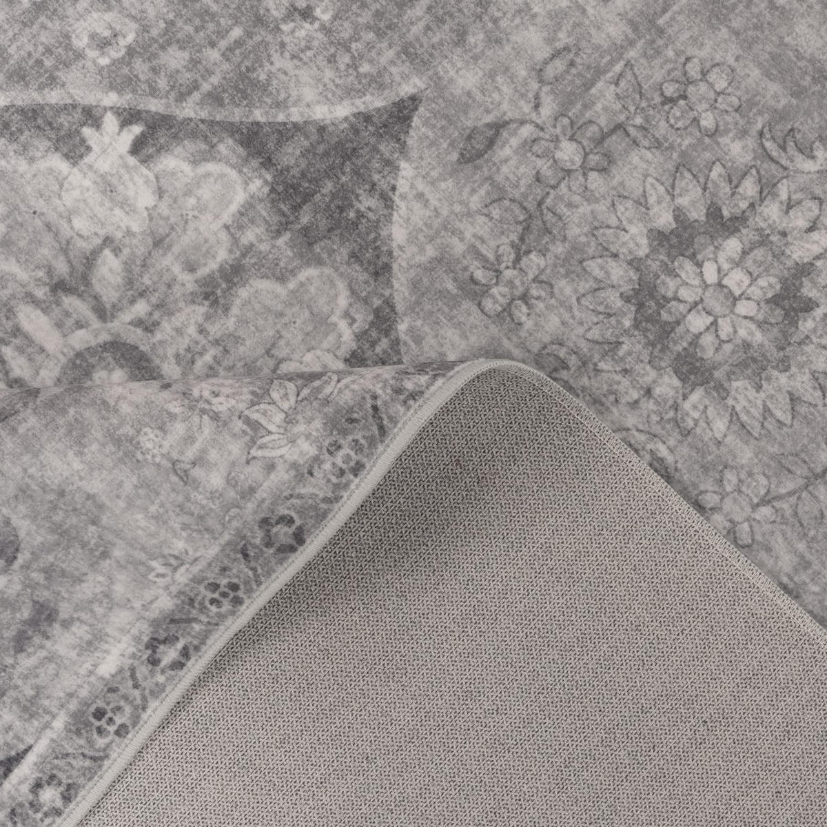KURZFLORTEPPICH 160/220 cm Semer 421 - Grau, Kunststoff (160/220cm) - Paco Home