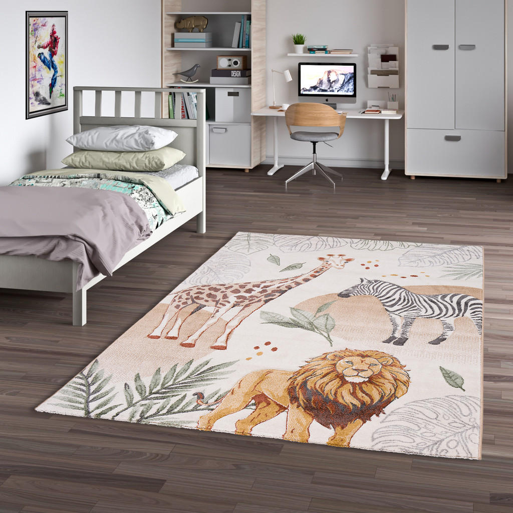 Thumbnail - Pergamon Kinder, Mehrfarbig, Textil, 80x150 cm, Teppiche & Böden, Teppiche, Teppich Kinderzimmer