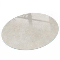 TISCHPLATTE fi70 cm – Neutrale Eleganz - Grau, Glas (70/70/0.4cm) - Wallfluent