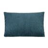KISSENHÜLLE HYggelig No.2 Block Cord-Samt nord-blau 50/30 cm - Blaugrau, Textil (30/50cm) - beties Heimtextil