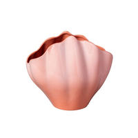 MUSCHELVASE Perlemor Home rosa 28 x 19 x 23 cm - Rosa, Keramik (19/23/28.2cm) - like.Villeroy & Boch