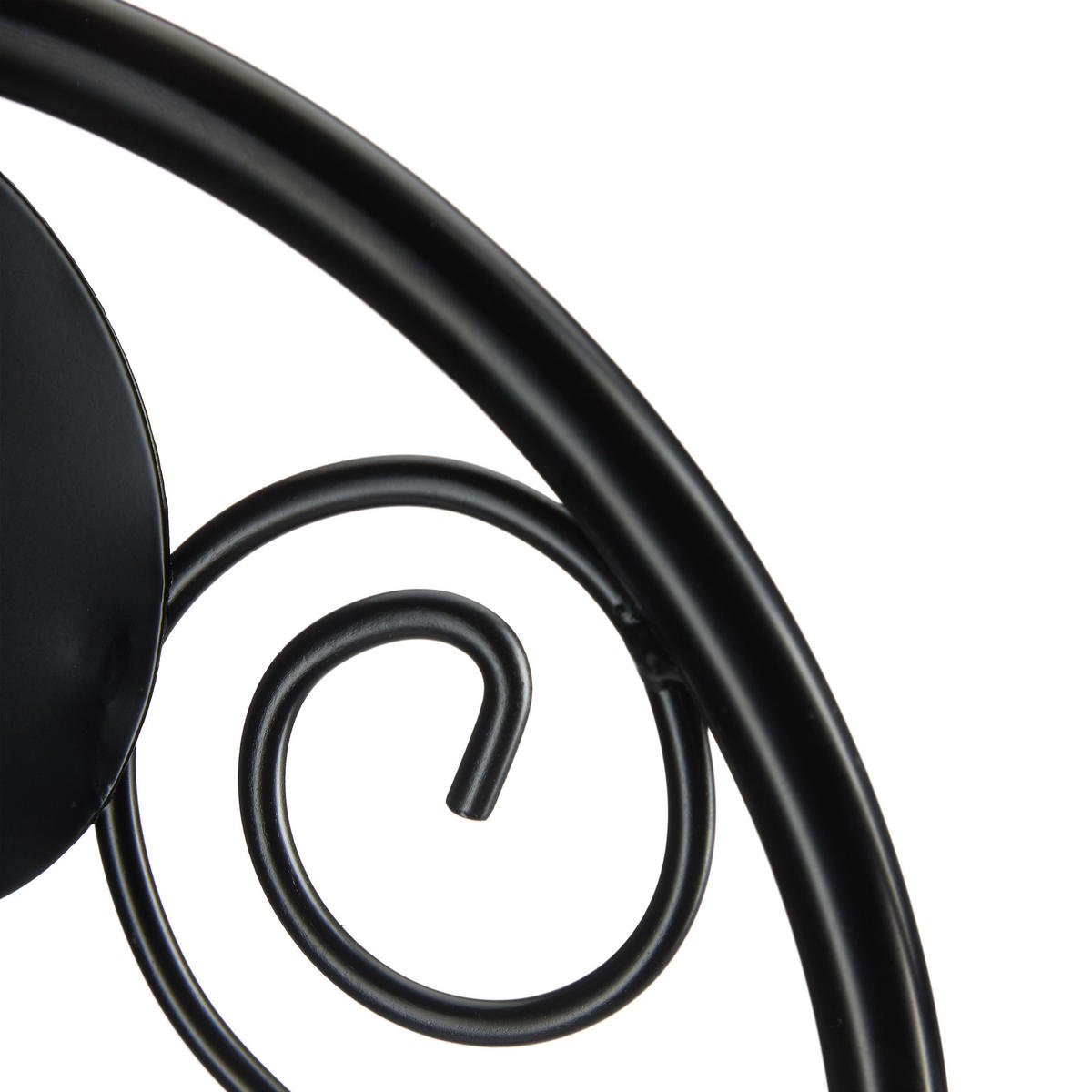 BLUMENSTÄNDER - Schwarz, Metall (62/140/17.5cm) - Relaxdays