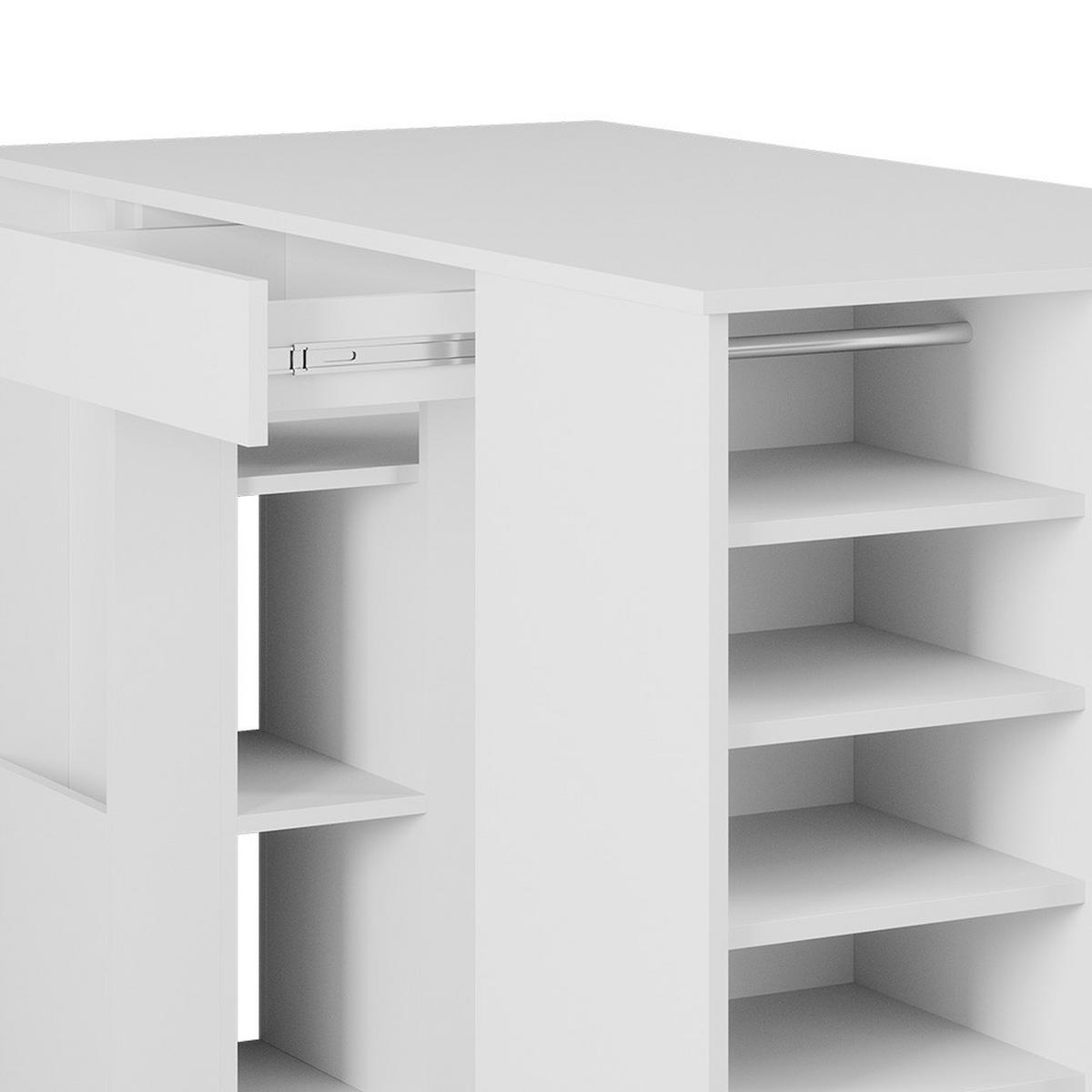 PSACÍ STŮL Victoria Bílá - bílá, kompozitní dřevo (68/135/86cm) - Vicco