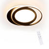 LED-DECKENLEUCHTE Sonnensystem 48.5/47.5/7 cm - Schwarz, Kunststoff (48.5/47.5/7cm) - Nettlife