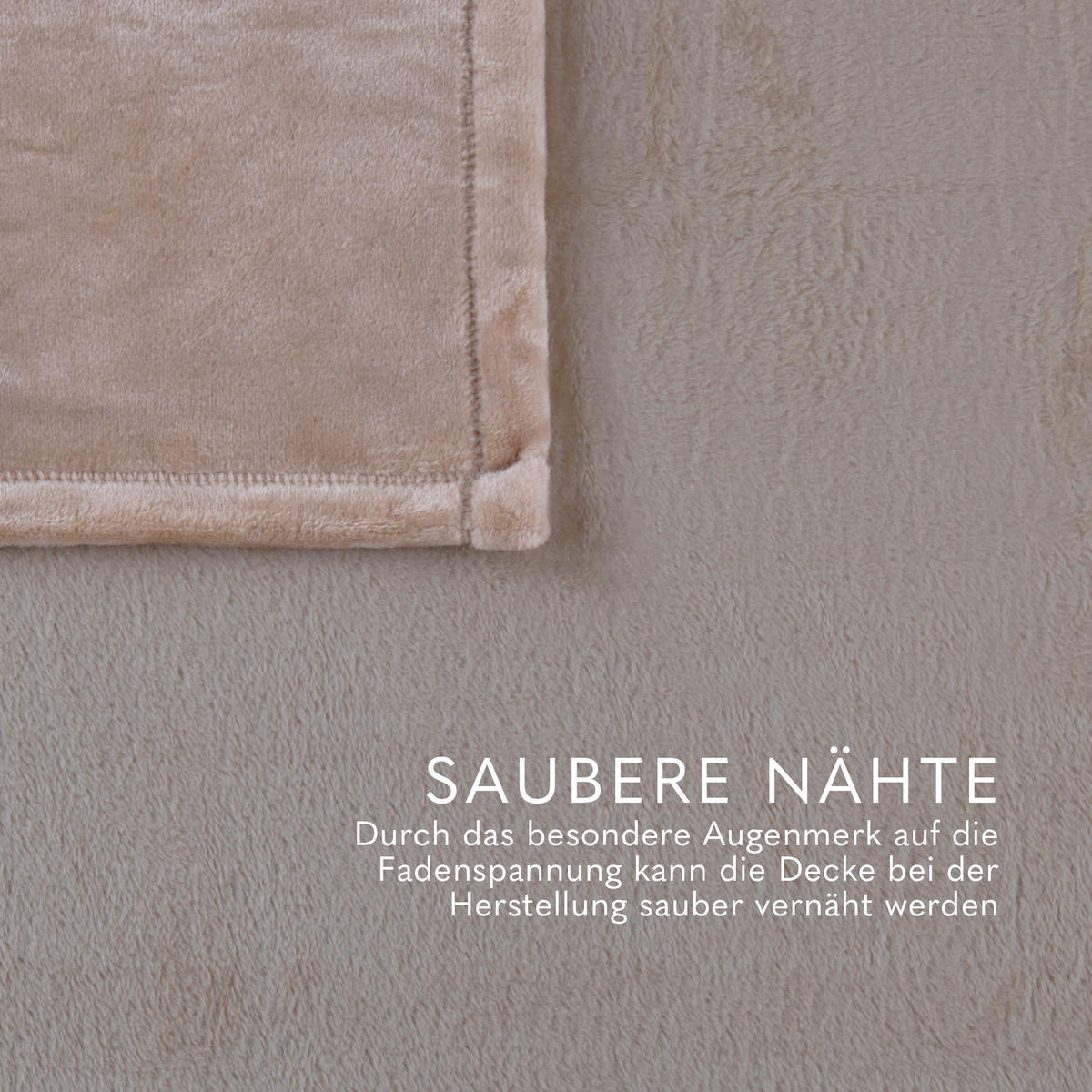 KUSCHELDECKE mit Cashmere Touch 150x200 cm Camel - Haselnussfarben, Textil (150/200cm)
