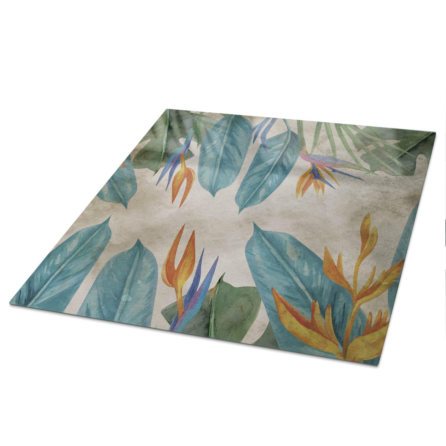 Wallfluent Tischplatte Grau 50x0.4x50 cm