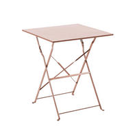 BISTROTISCH, Puderrosa - Pink, Metall (60/60/71cm) - Oviala
