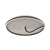 DECKENLEUCHTE Bowen, Schwarz, 17cm - Schwarz, Metall (17/56/17cm) - KOSILUM