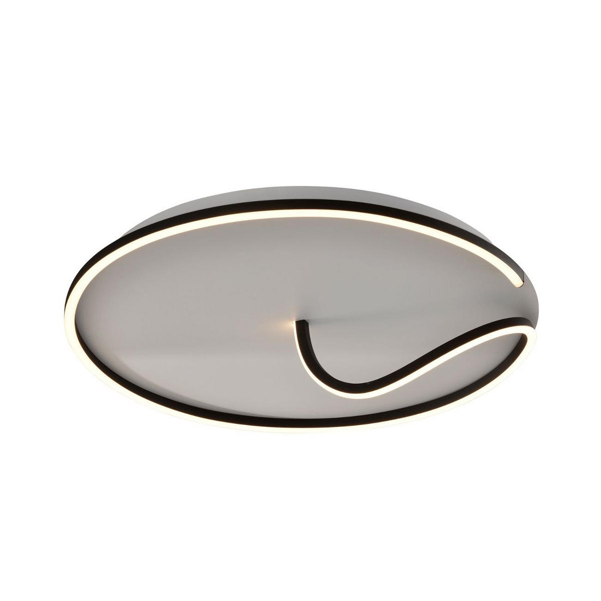 DECKENLEUCHTE Bowen, Schwarz, 17cm - Schwarz, Metall (17/56/17cm) - KOSILUM