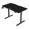 SCHREIBTISCH höhenverstellbar Pomona - Schwarz, Holzwerkstoff/Metall (60/110/117cm) - pro.tec