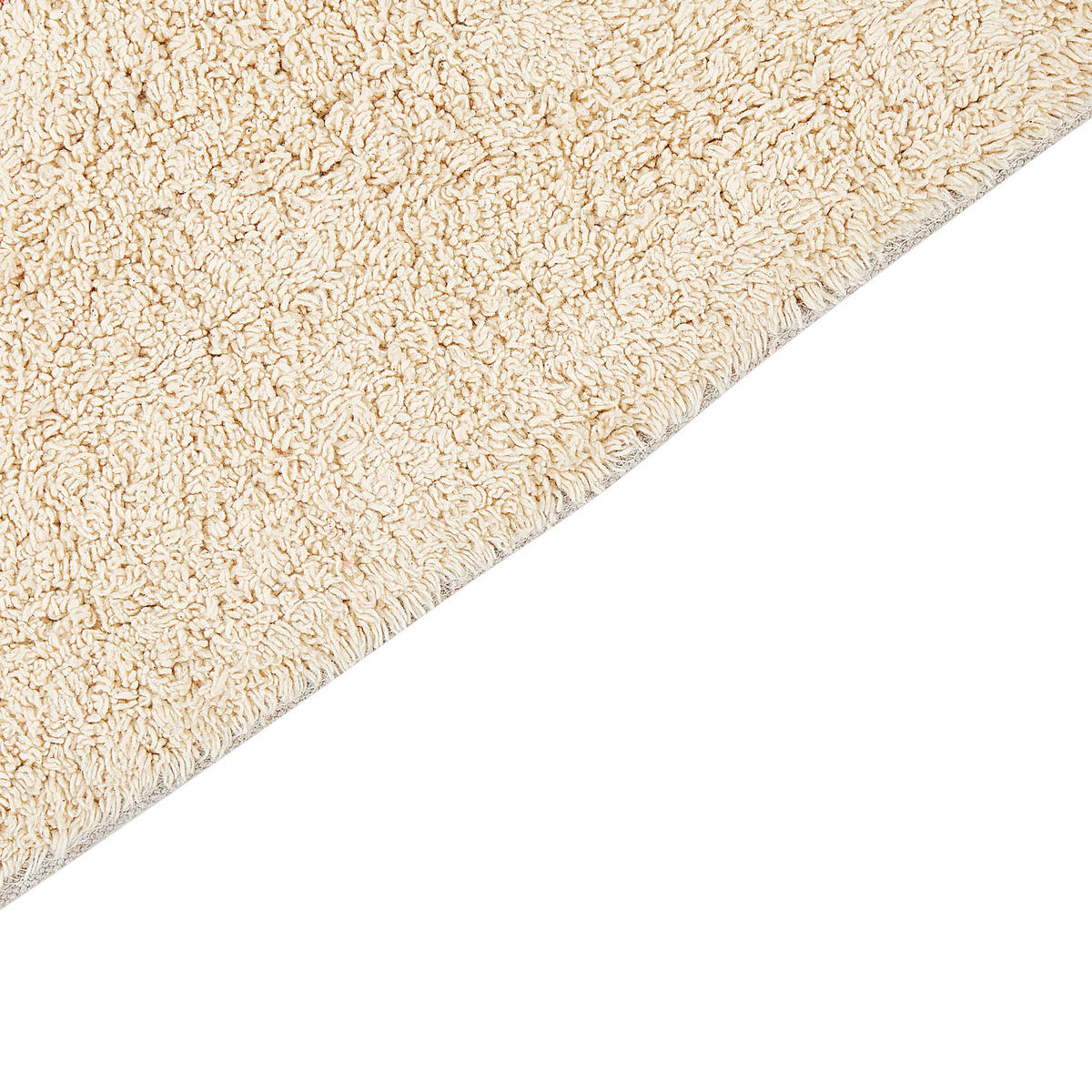 BADEMATTE Beige 50 x 80 cm Esme - Beige/Gelb, Textil (50/80cm) - Beliani