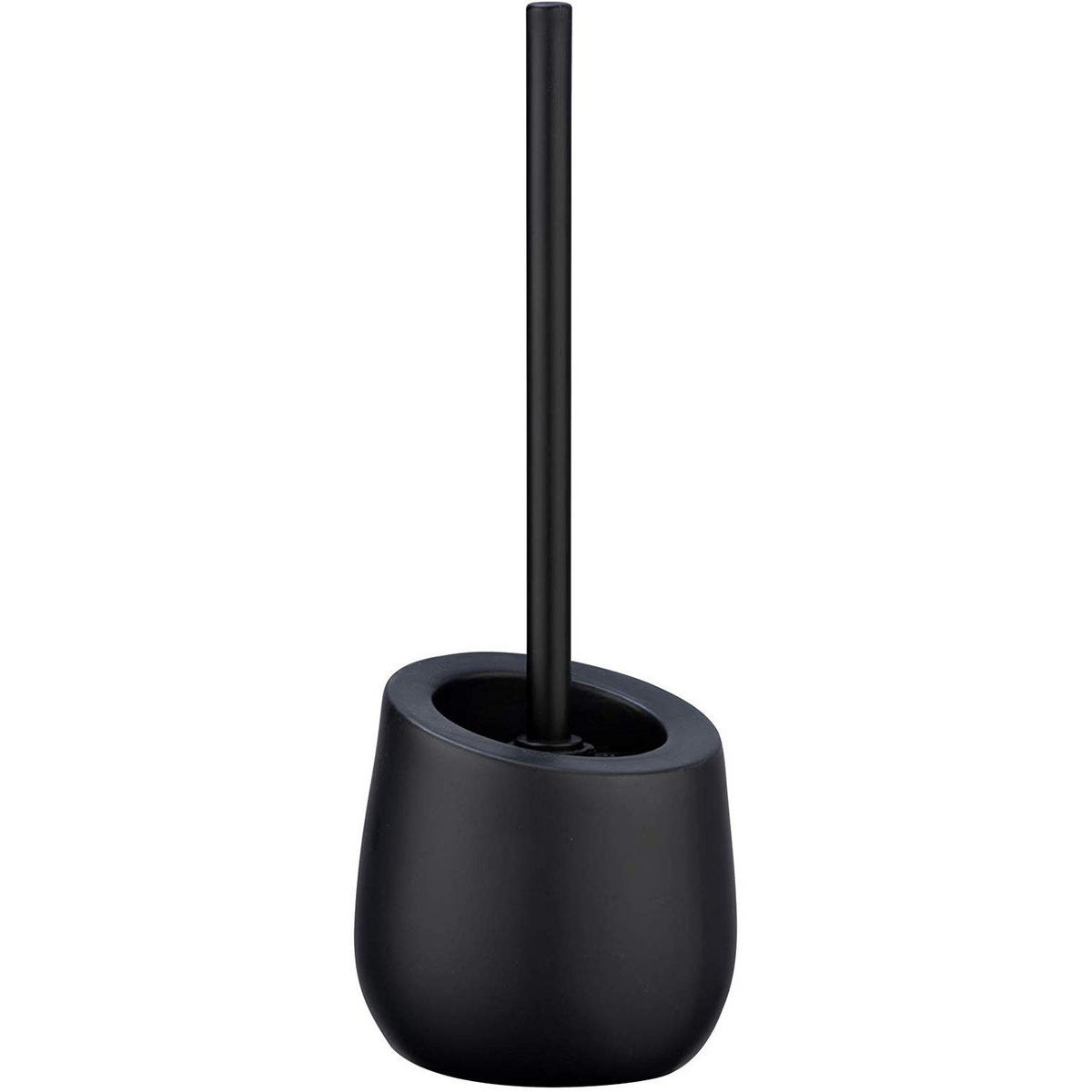 WC-BÜRSTE Badi 13,5/13,5/38 cm - Schwarz, Keramik (13.5/38/13.5cm) - Wenko