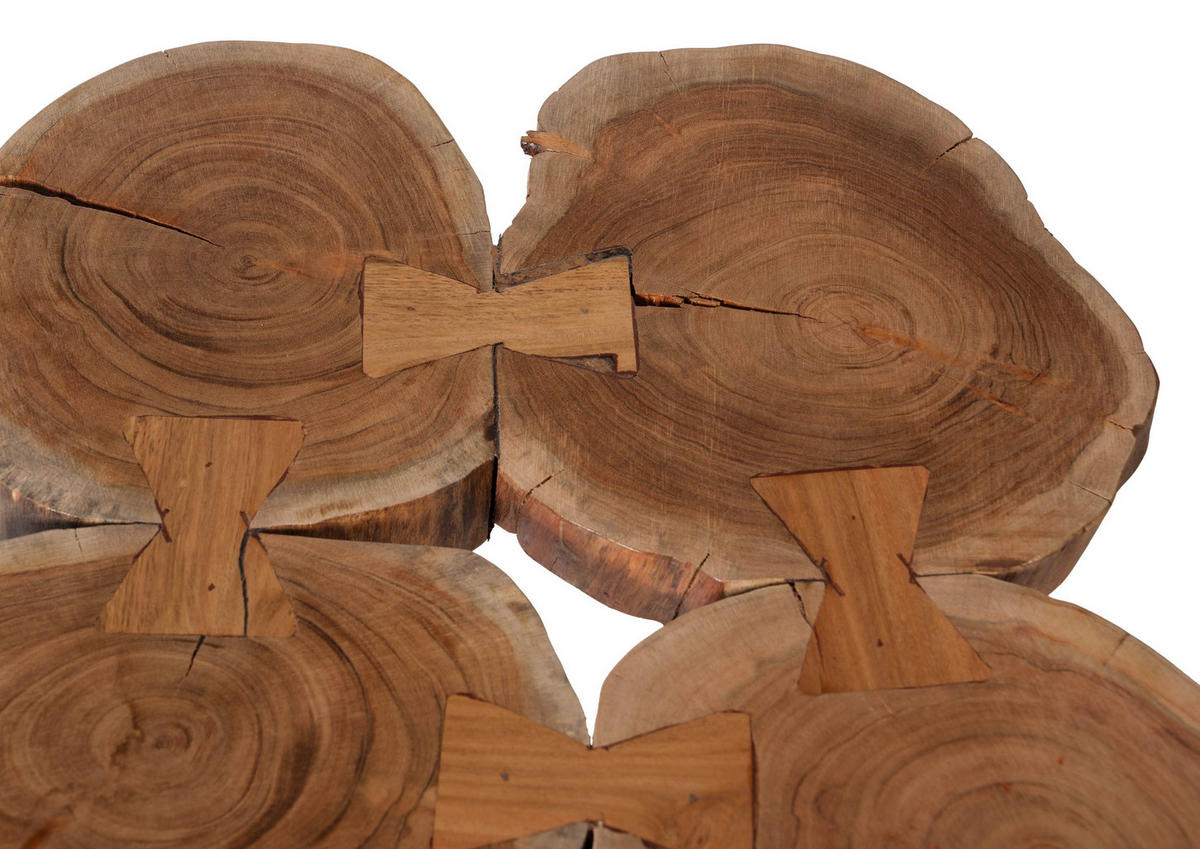 COUCHTISCH Akazie 104x65x45 natur lackiert LOUNGE COLLECTION #25 - Naturfarben, Holz (104/65/45cm) - Massivmoebel24