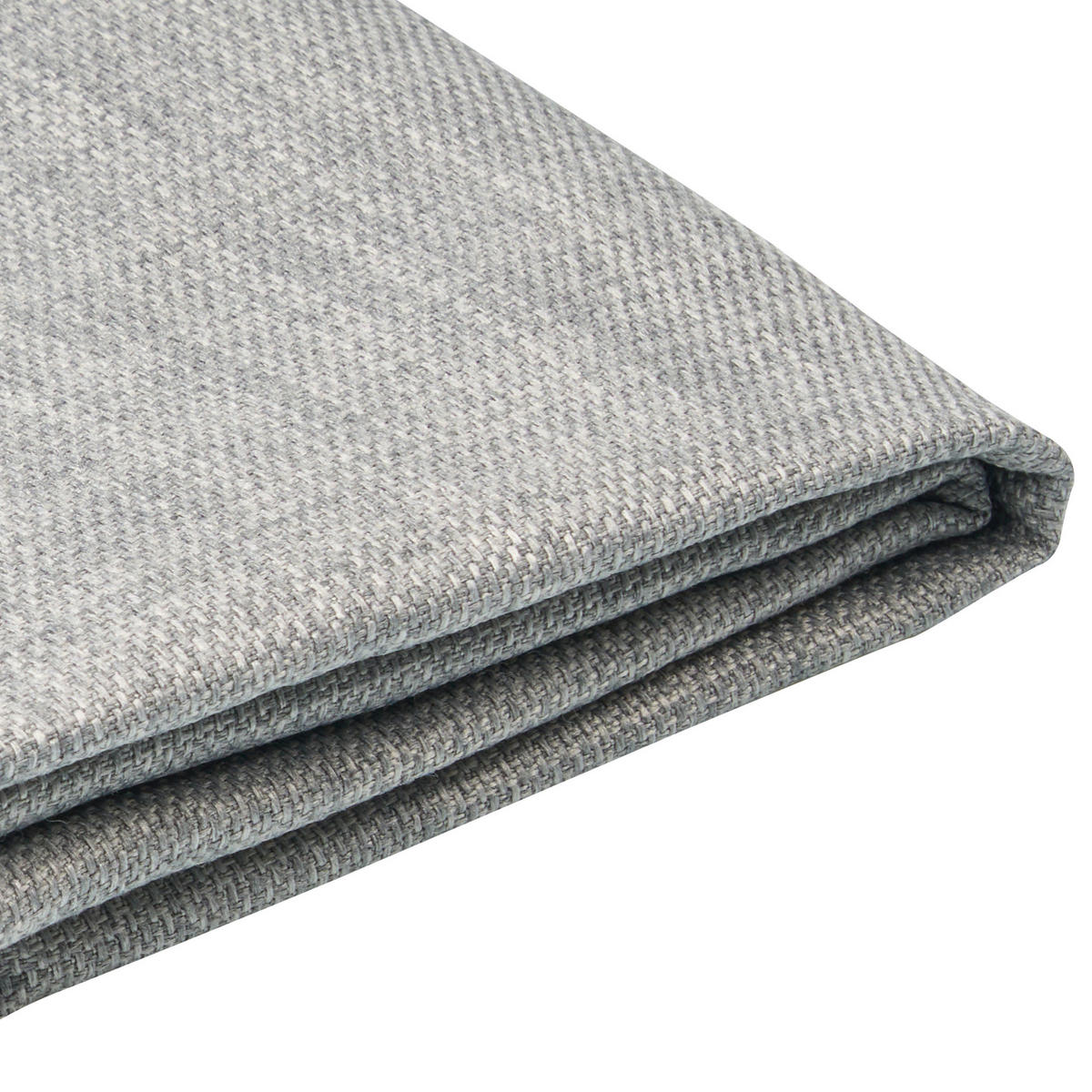 POLSTERBETT 140/200cm Hellgrau Fitou - Hellgrau, Textil (140/200cm) - Beliani