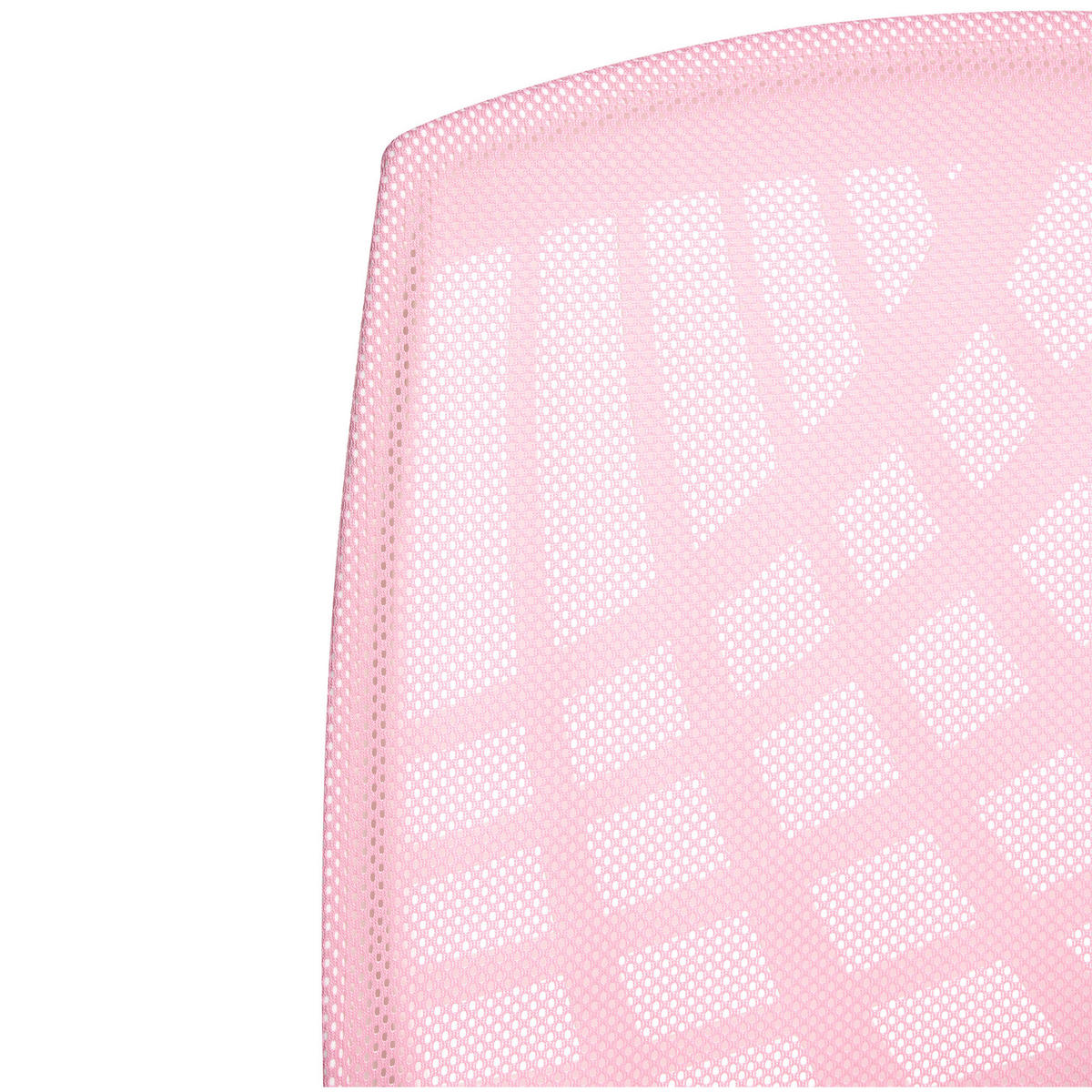 BÜROSTUHL Rosa Bonny - Pink/Weiß, Textil (66/97/66cm) - Beliani