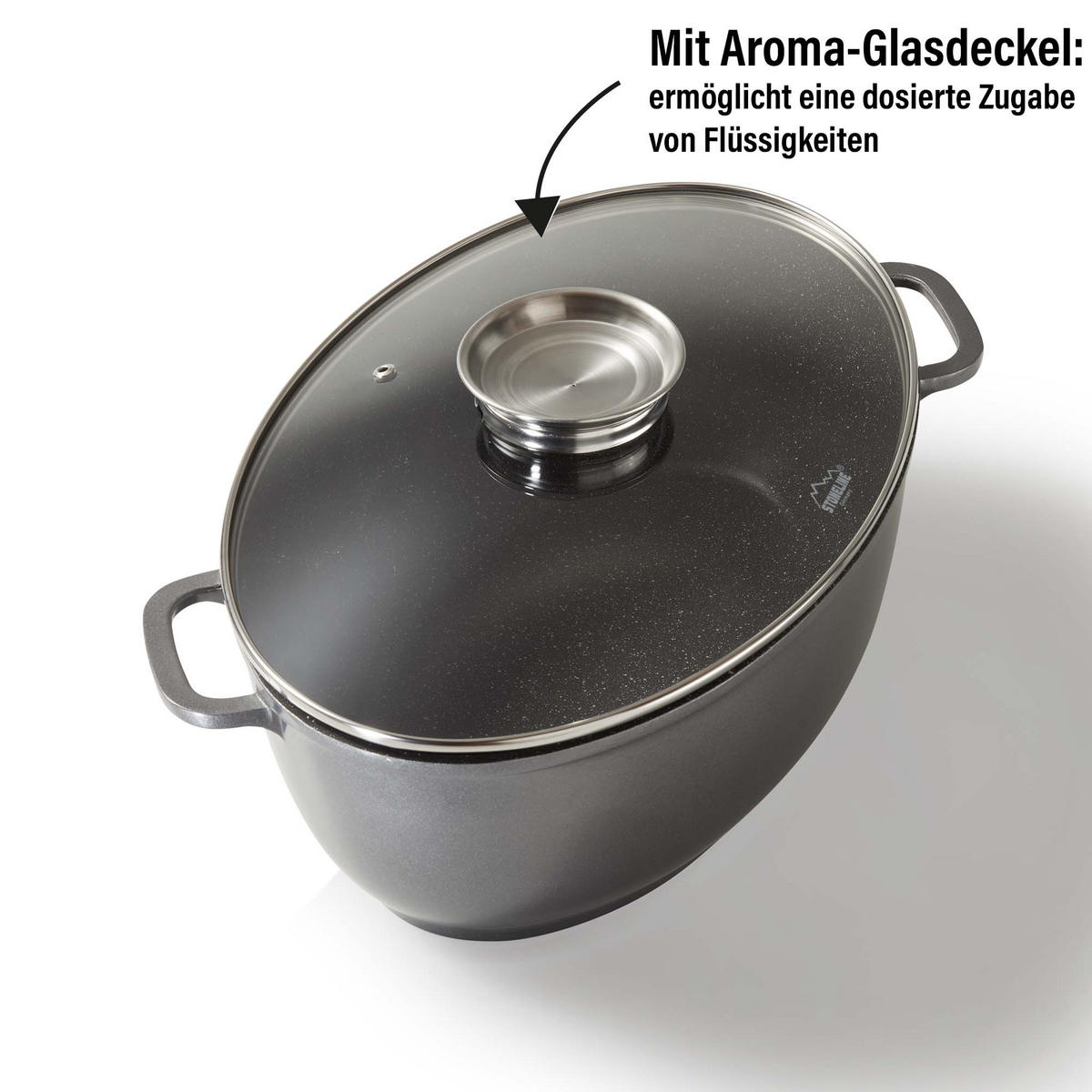 GOURMET BRÄTER - Grau, Metall (38/26/12.9cm) - Stoneline