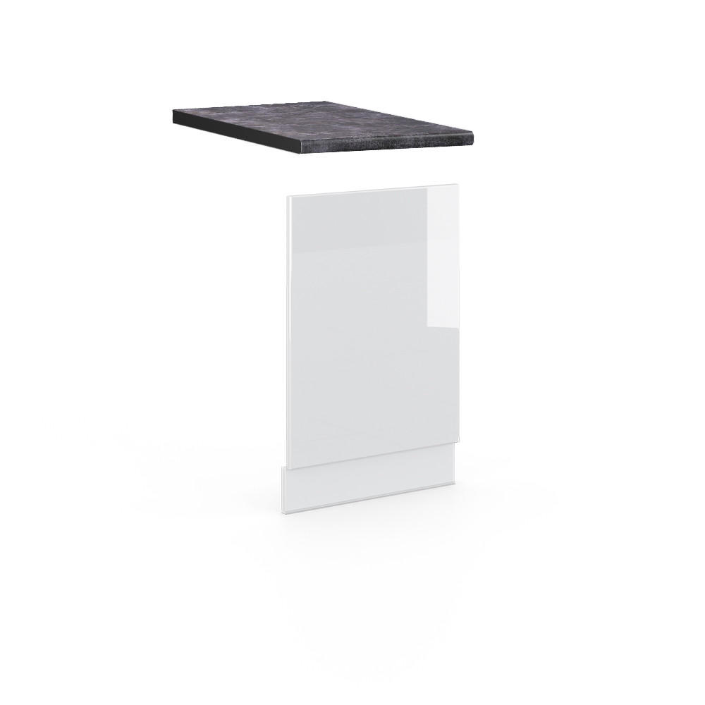FRONTPANEL Fame-Line Vit högblank 45 cm , AP Antracit Vit högglans, Vit 67.4/45/60 cm