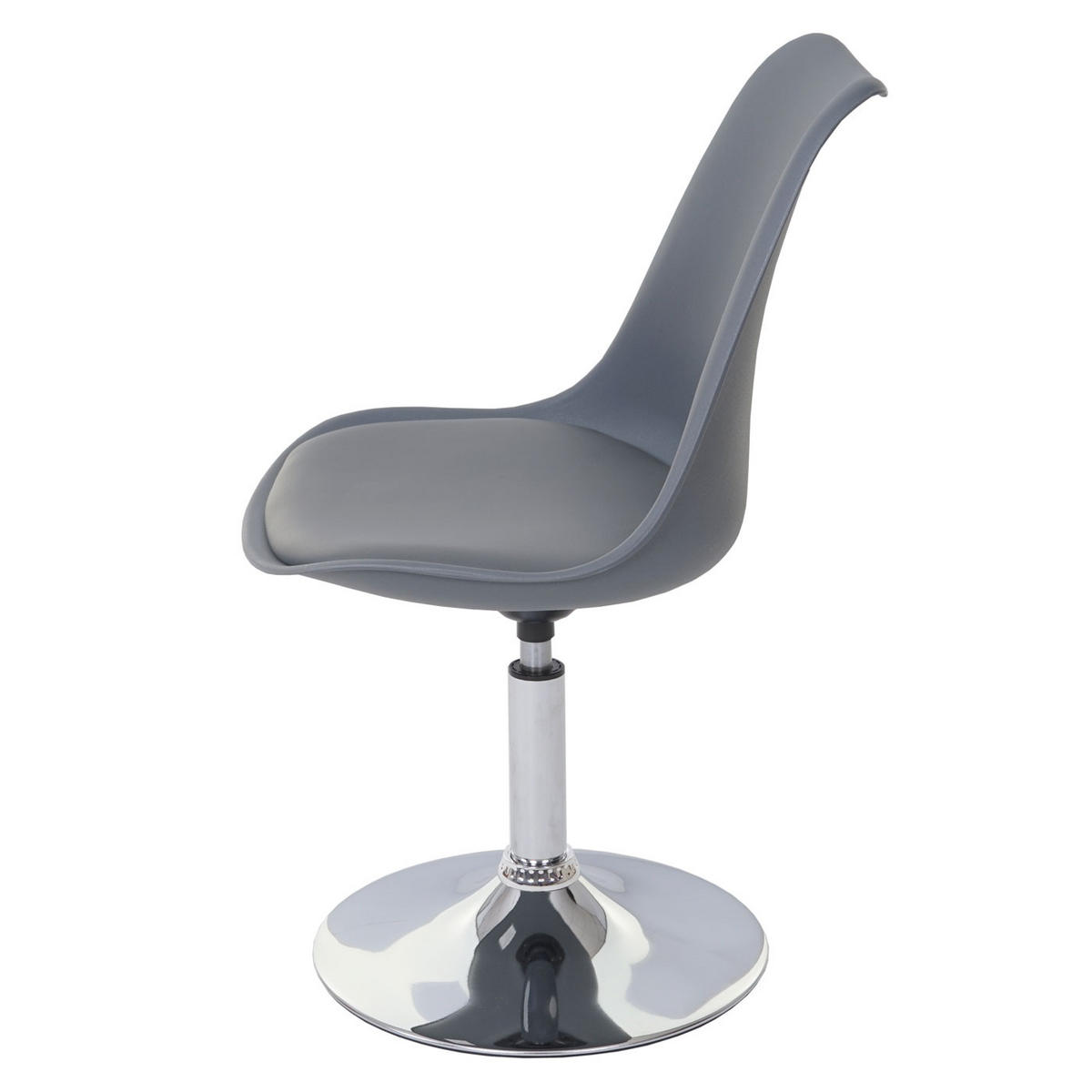 ESSZIMMERSTUHL Grau 2er-Set - Dunkelgrau/Grau, Textil (48/80/54cm) - Jamb