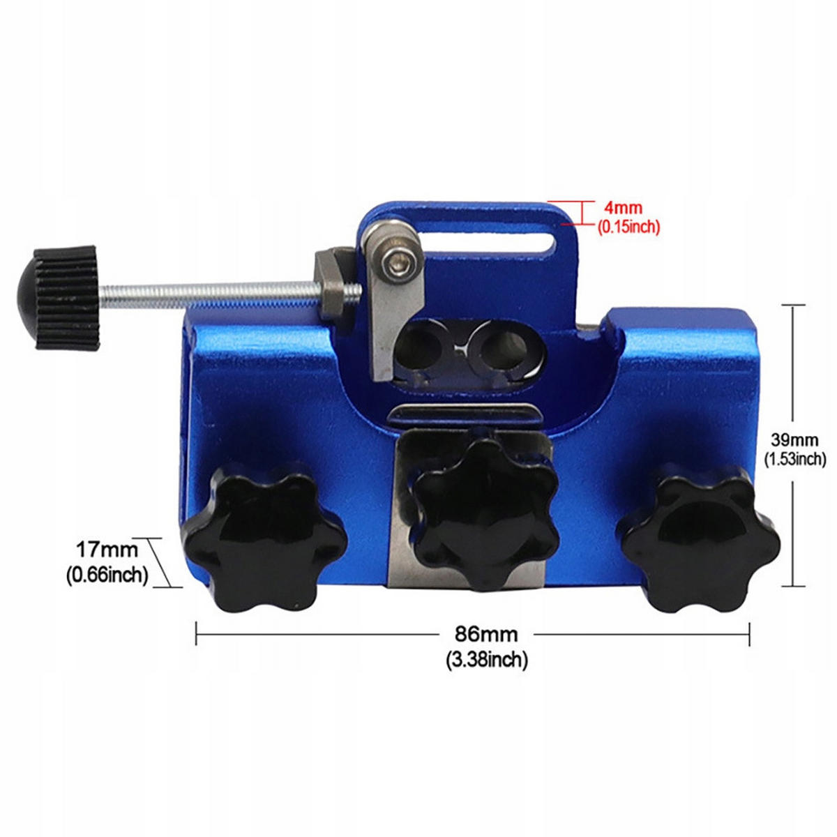 FÜHRUNGSSCHIENE Universal X-tlg. Set, 20 cm, 2x Kette 1/4", Nut 1,3 mm, Handfeile mit Kurbel, gehärteter Stahl - Multicolor, Kunststoff/Metall (10/10/10cm)