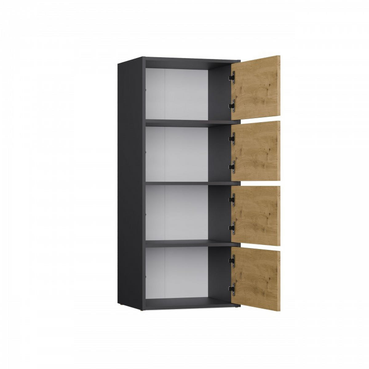 KOMMODE Anthrazit, Artisan 50/119/40 - Anthrazit, Holzwerkstoff (50/119/40cm) - RAUMHIRSCH FURNITURE