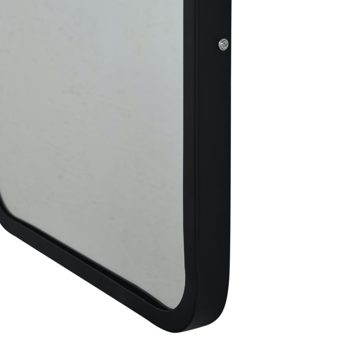 WANDSPIEGEL Rico Schwarz - Schwarz, Metall (40/120/4cm) - LOFT42