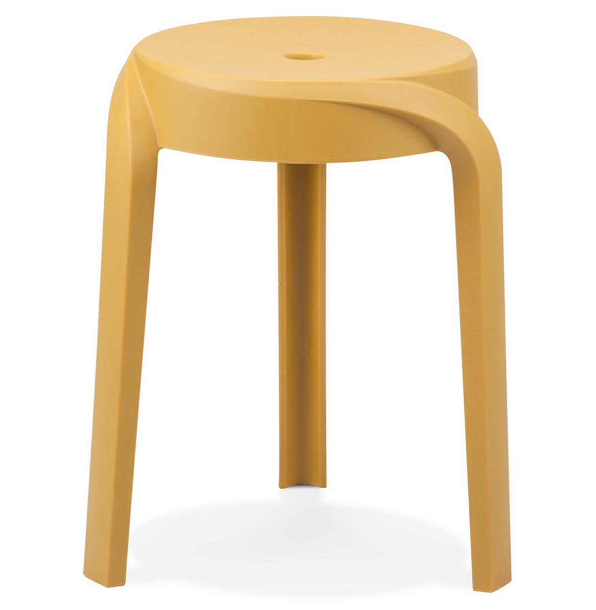 STUHL POMPA Senf - Gelb, Kunststoff (36/45/35cm) - Légia Home