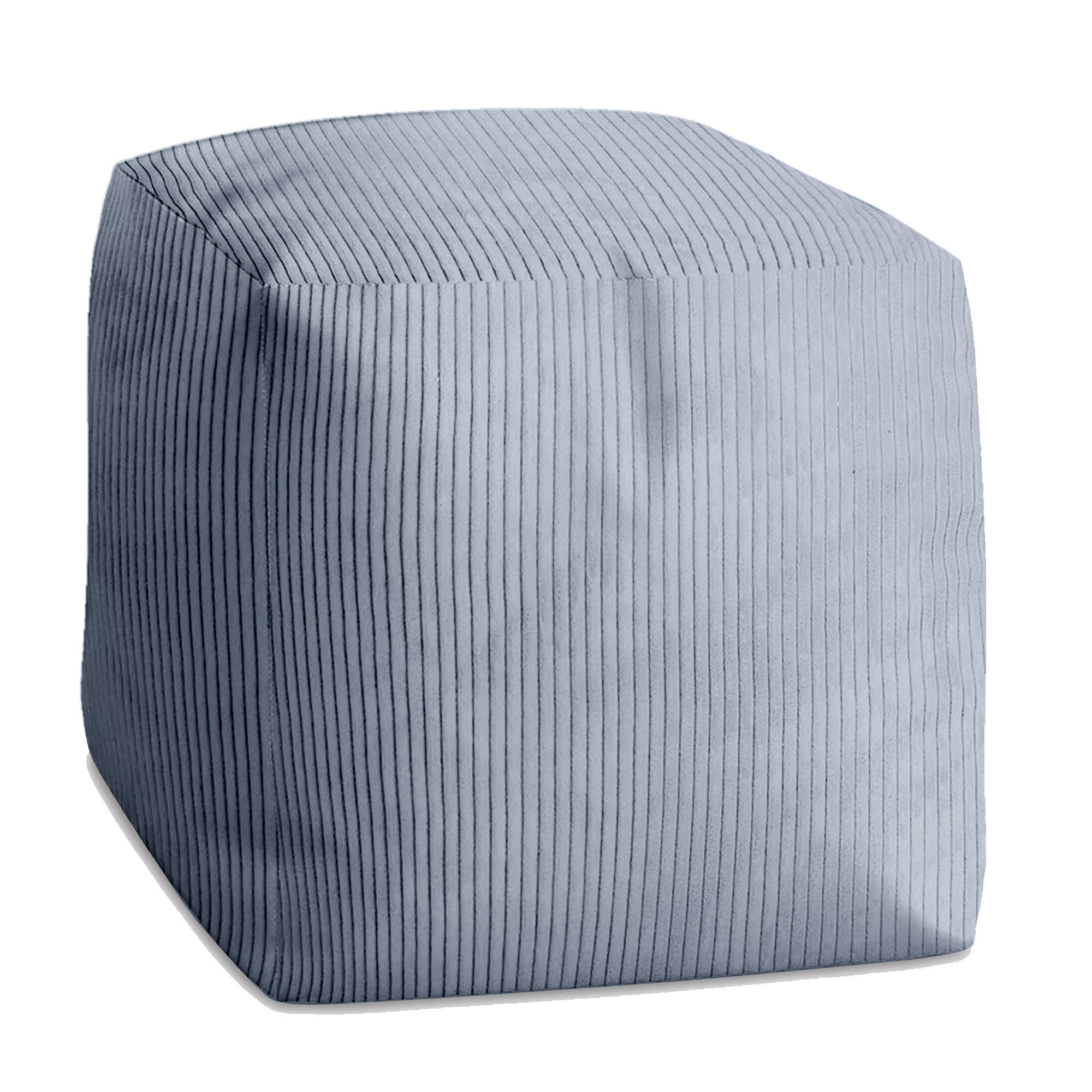 SITZSACK CUBE Baltic Sea - Blau/Blaugrau, Textil (60/60/60cm) - Dreamroots