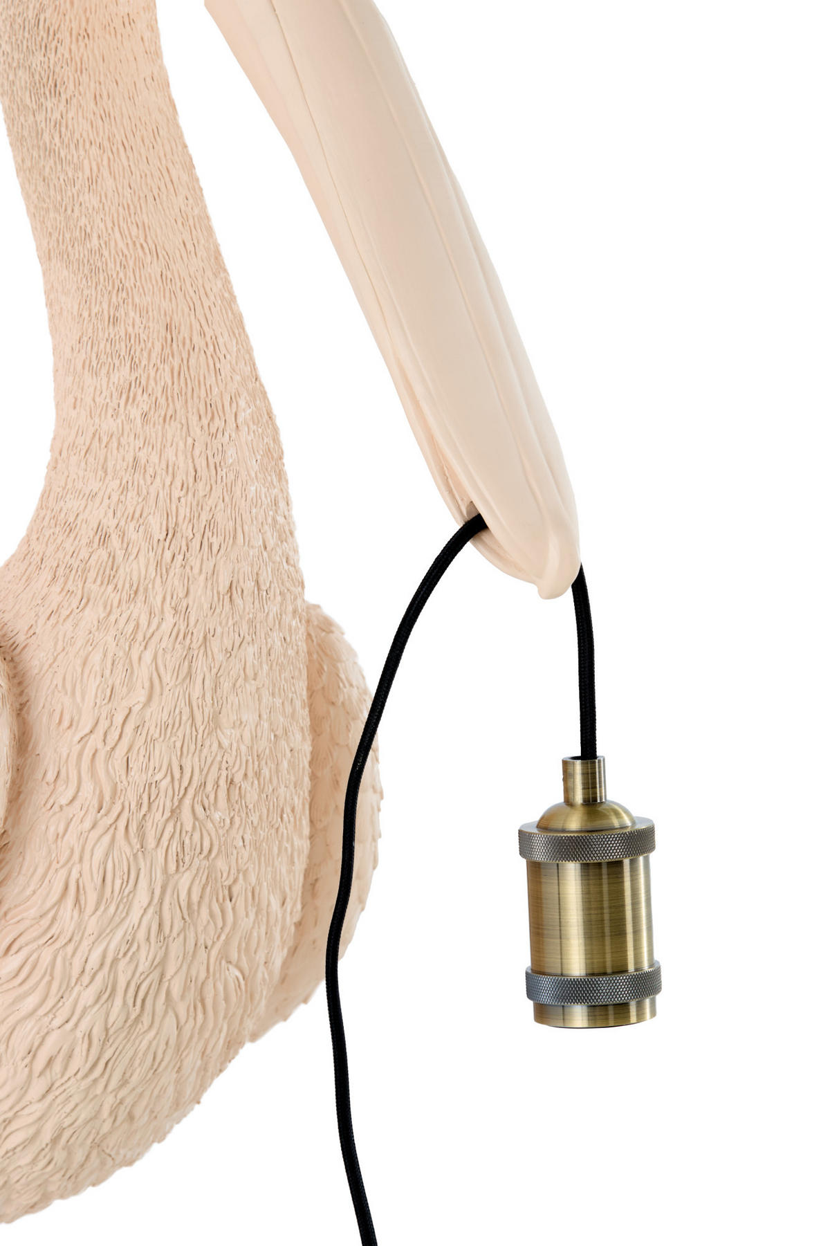 WANDLEUCHTE Pelikan Rot 33/28/63 cm - Rot, Kunststoff (28/63/33cm) - Light & Living