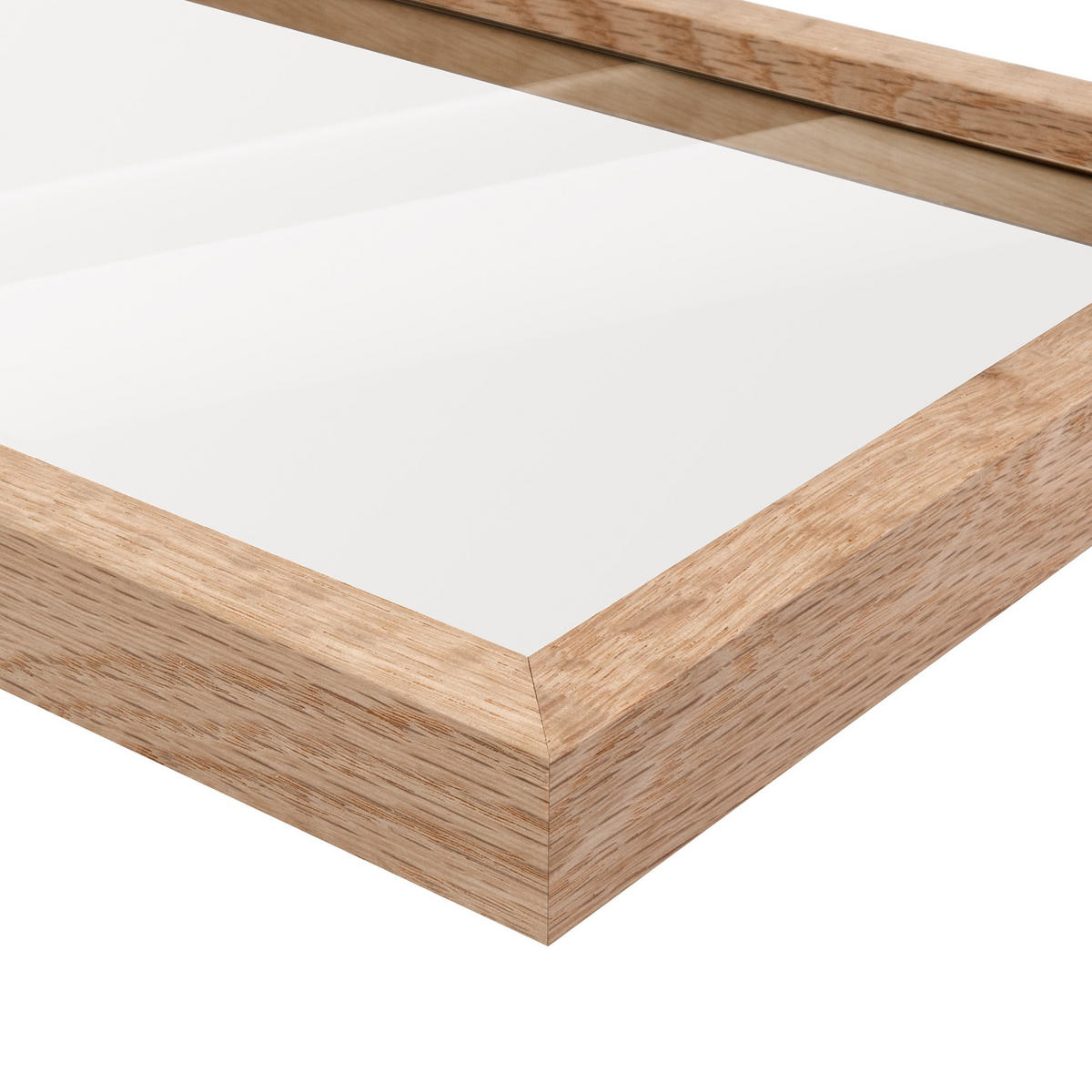 DOPPELGLAS-BILDERRAHMEN Leerrahmen Eiche 30/20 cm - Eichefarben, Holz (30/20/2.5cm) - Bilderwelten